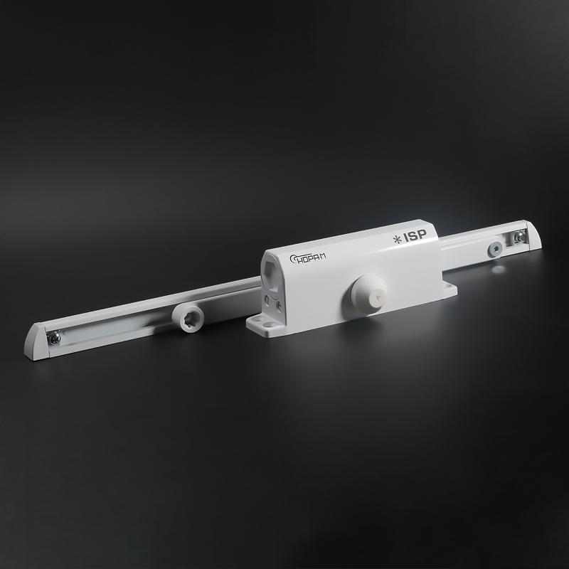 Доводчик дверной со скользящей тягой 440 Slider ISPARUS от 70 до 130 кг цвет Белый Нора-М