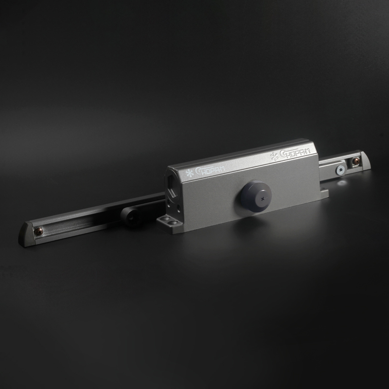 Доводчик дверной со скользящей тягой 4S Slider от 70 до 110 кг цвет Графит Нора-М
