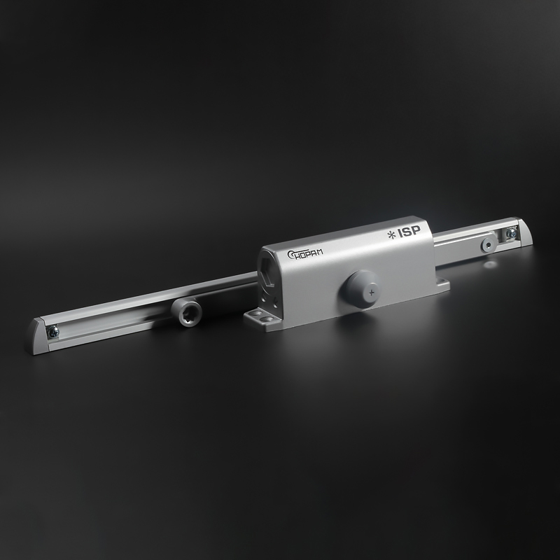 Доводчик дверной со скользящей тягой 440 Slider ISPARUS от 70 до 130 кг цвет Серый Нора-М