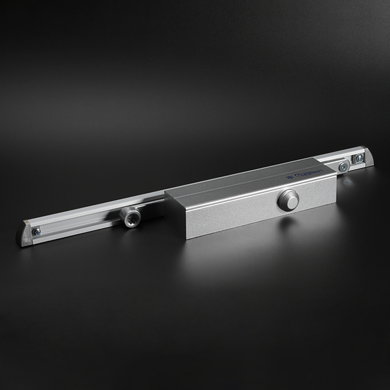 Дверной доводчик со скользящей тягой 830 Slider цвет Серебро Нора-М